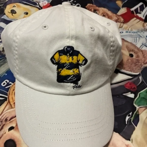 Ralph Lauren White Polo Cap - Picture 1 of 2
